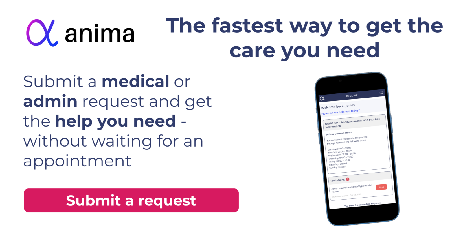 Anima the fastest way to get the care you need